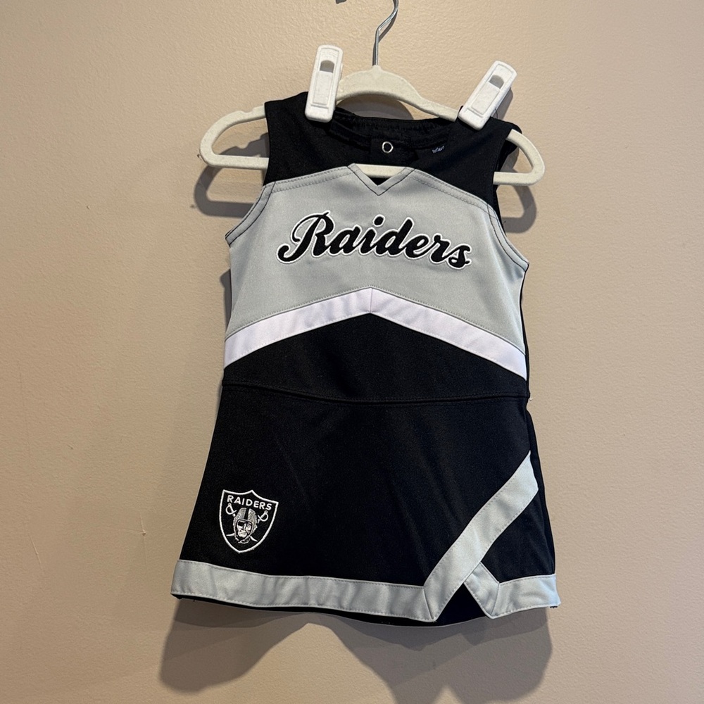 NFL Black and Gray Raiders Kids Jersey